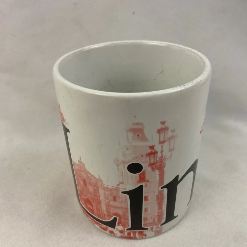 2007 Starbucks Lima Peru City Mug Government Palace Coffee Tea Cup International - Picture 3 of 10